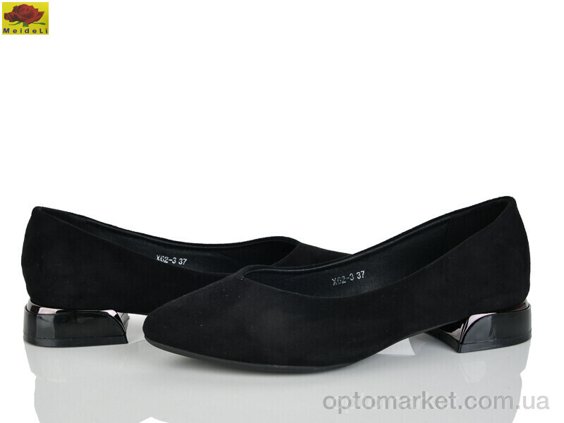 Купить Туфлі жіночі X62-3 Mei De Li чорний, фото 1