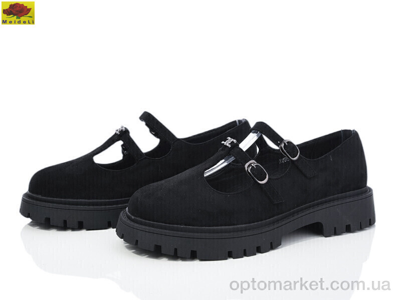 Купить Туфлі жіночі X6935-1 Mei De Li чорний, фото 1