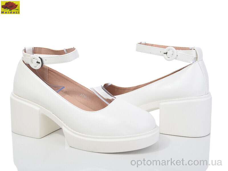 Купить Туфлі жіночі X760-2 Mei De Li білий, фото 1