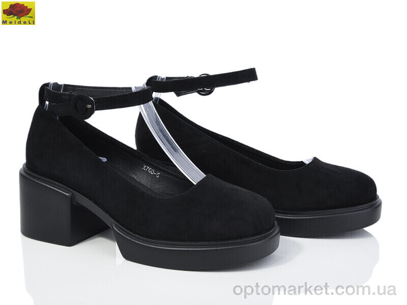 Купить Туфлі жіночі X760-5 Mei De Li чорний, фото 1