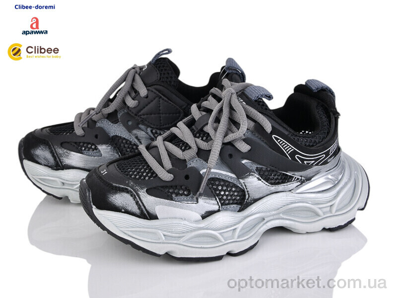 Купить Кросівки дитячі XA36015 black Apawwa чорний, фото 1