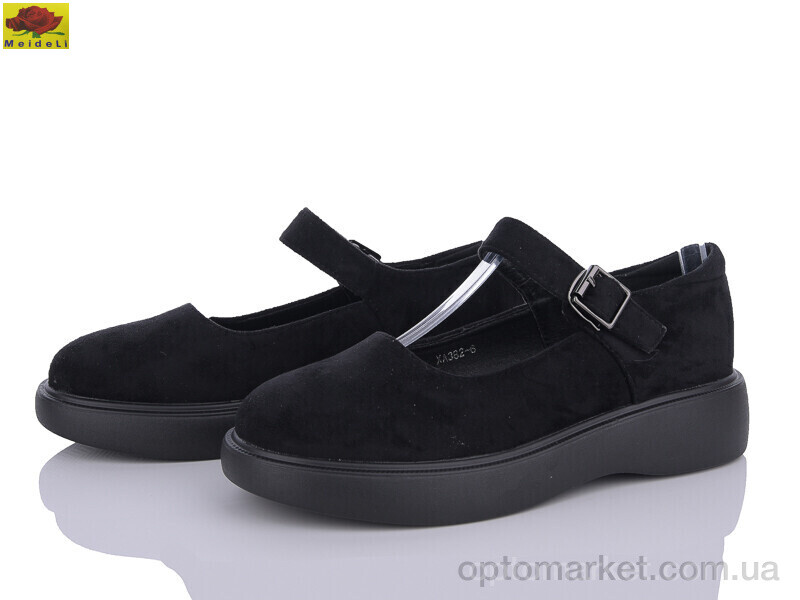Купить Туфлі жіночі XA382-6 Mei De Li чорний, фото 1