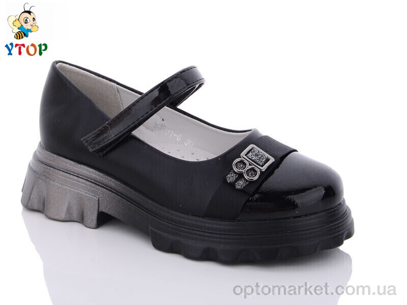 Купить Туфлі дитячі XD901-6 Y.Top чорний, фото 1