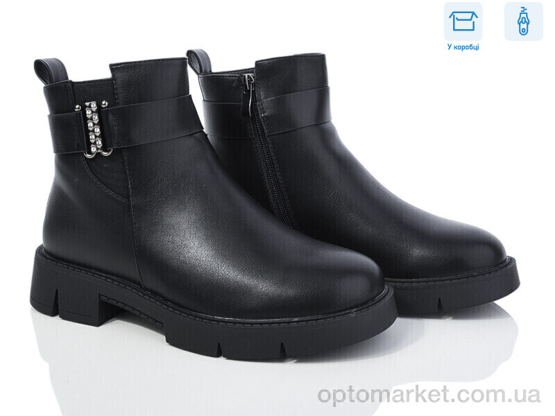 Купить Черевики жіночі XF01-21-11 Xifa чорний, фото 1