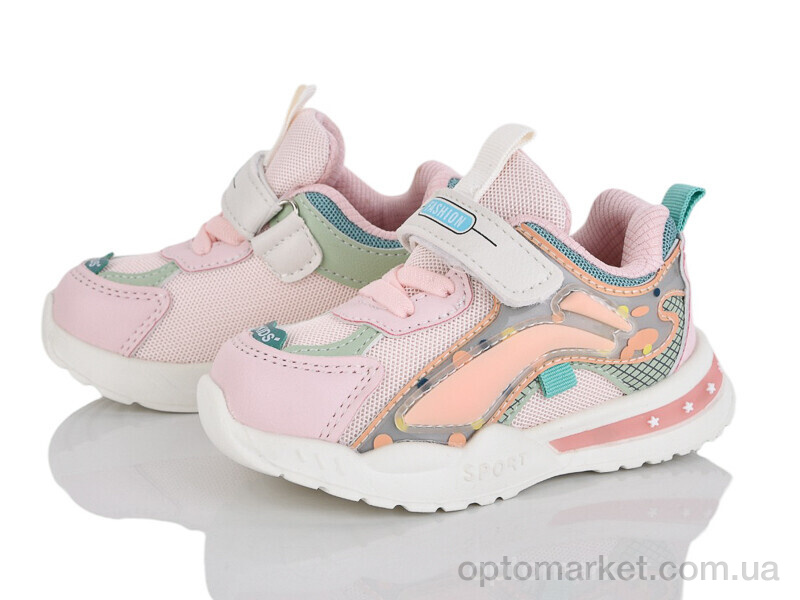 Купить Кросівки дитячі XF01-2190-1F Kimbo-o рожевий, фото 1