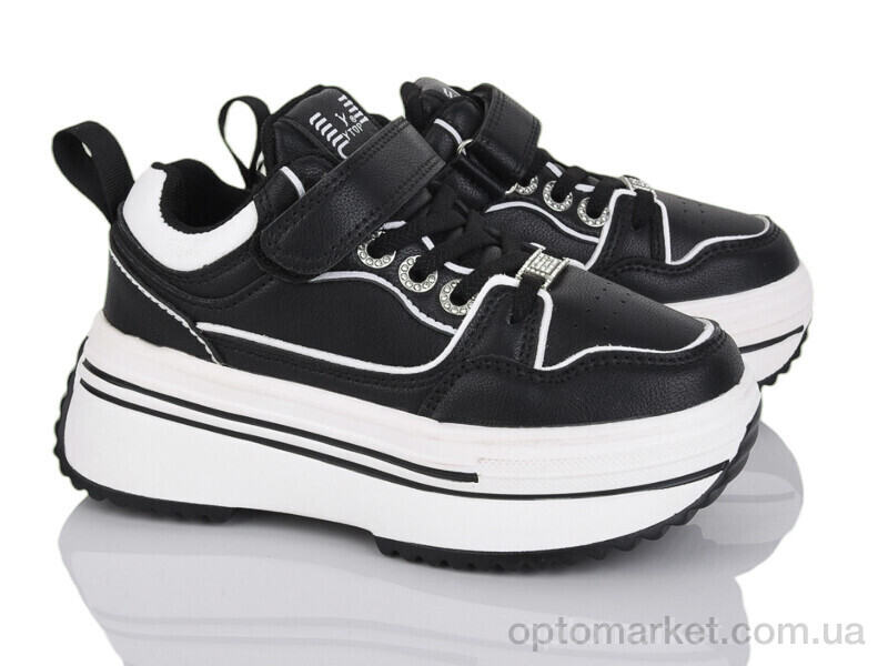 Купить Кросівки дитячі XF01-3390-6 Y.Top чорний, фото 1