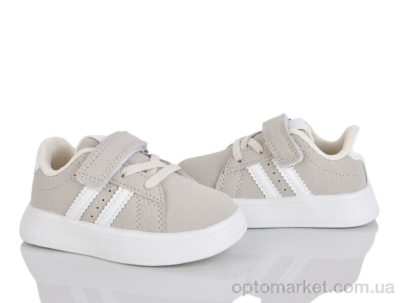 Купить Кросівки дитячі XF01-502-1M Kimbo-o бежевий, фото 1