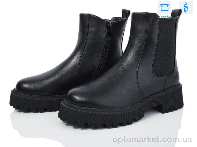 Купить Черевики жіночі XF01-91-2 Xifa чорний, фото 1