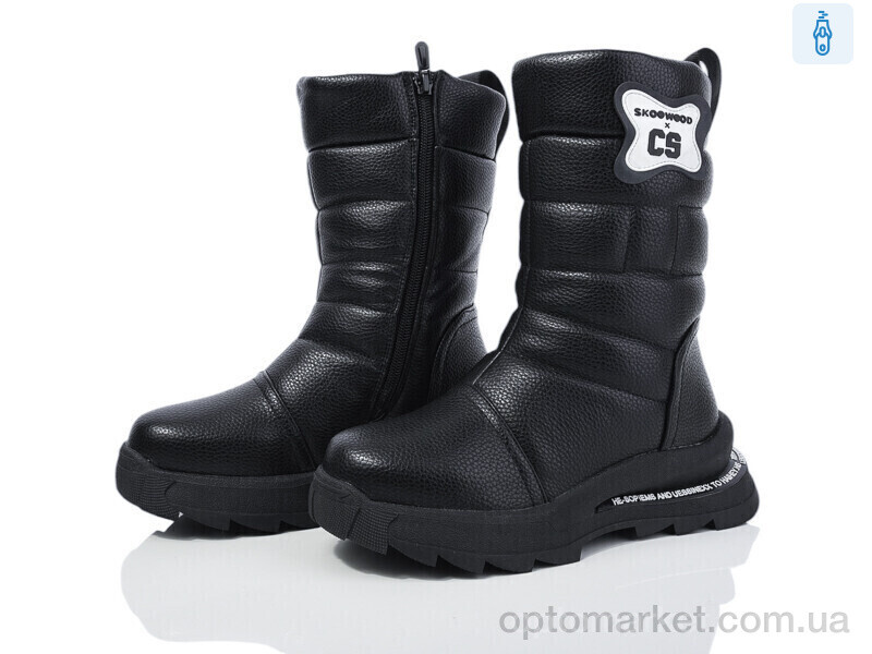 Купить Черевики дитячі XF01-A2318-3A Kimbo-o чорний, фото 1