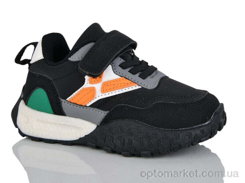 Купить Кросівки дитячі XF01-GY24181-2A Kimbo-o чорний, фото 1