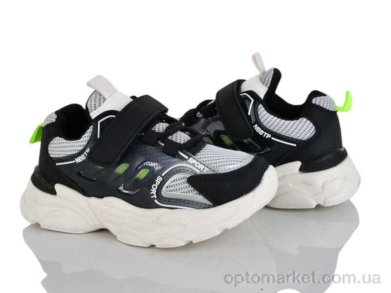 Купить Кросівки дитячі XF01-GY2433-2A Kimbo-o чорний, фото 1