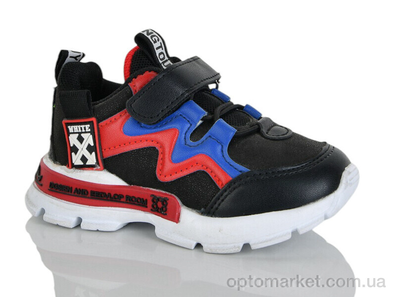 Купить Кросівки дитячі XF01-KJ620-1A Kimbo-o чорний, фото 1