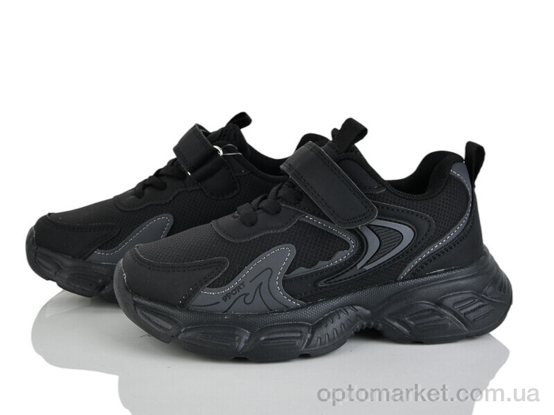 Купить Кросівки дитячі XF01-Y5002-3A Kimbo-o чорний, фото 1