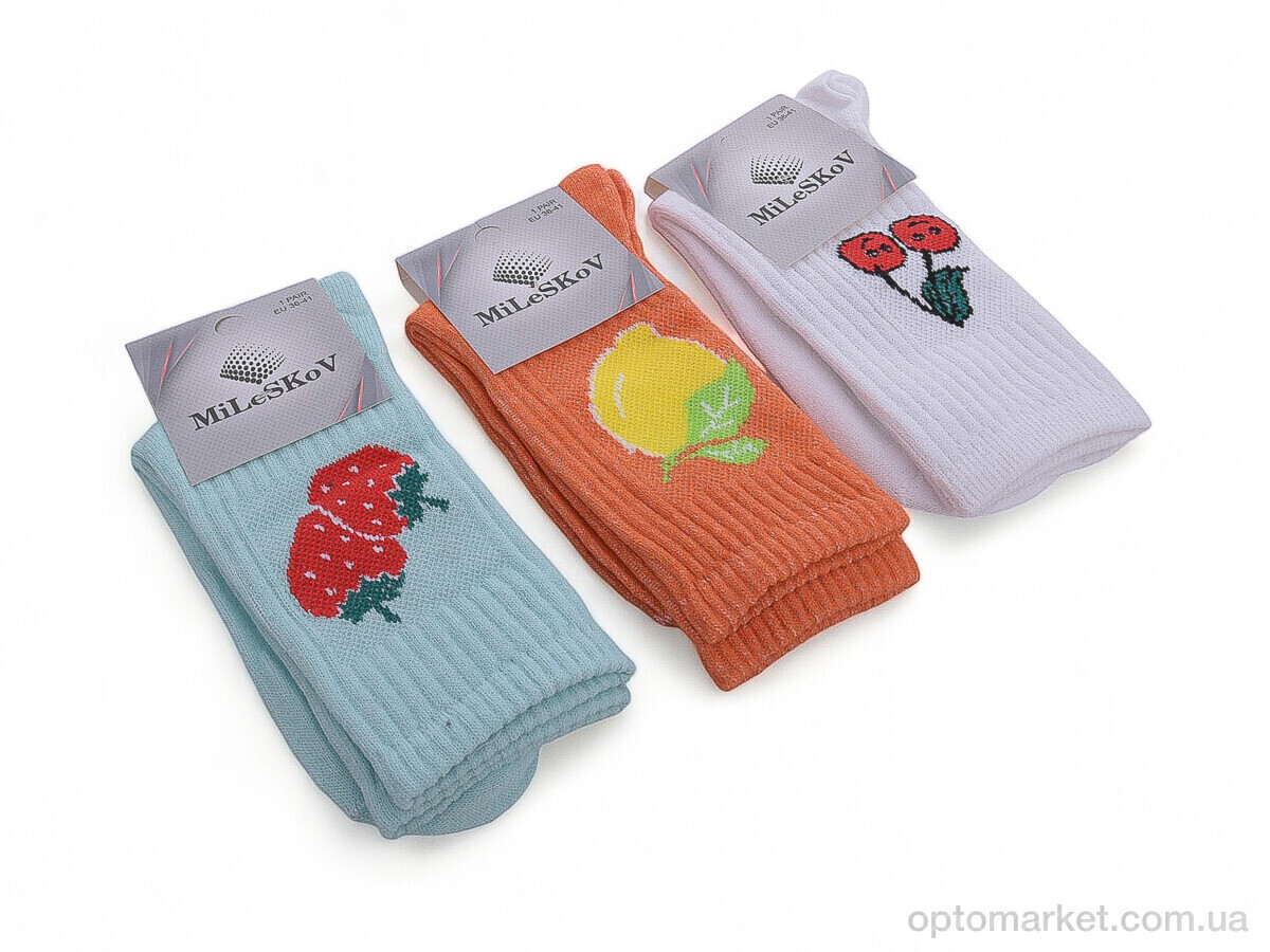 Купить Шкарпетки жіночі XL054 (03917) mix MiLeSKoV мікс, фото 1