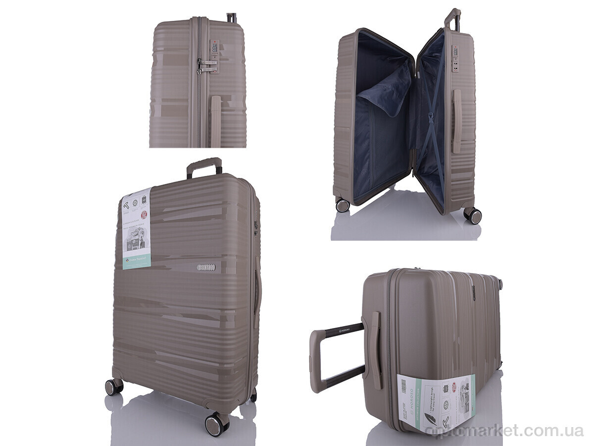 Купить Валіза унісекс XL101-5 champange Horoso бежевий, фото 2