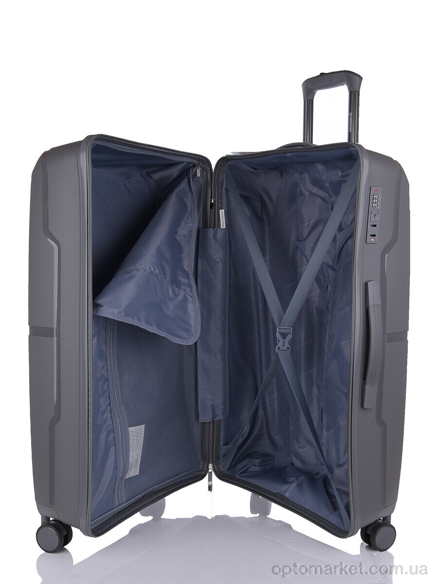 Купить Валіза унісекс XL102-3 d.grey Horoso сірий, фото 4
