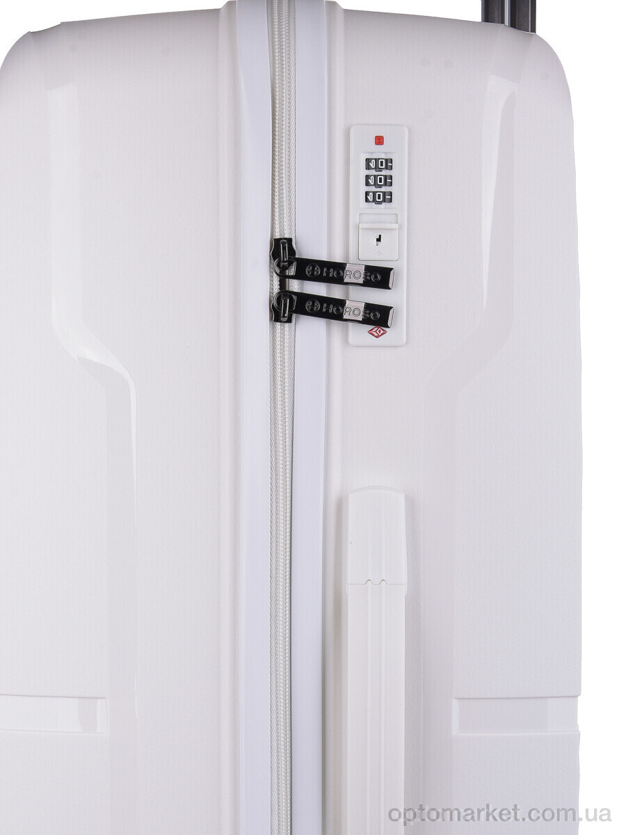 Купить Валіза унісекс XL102-6 white Horoso білий, фото 3