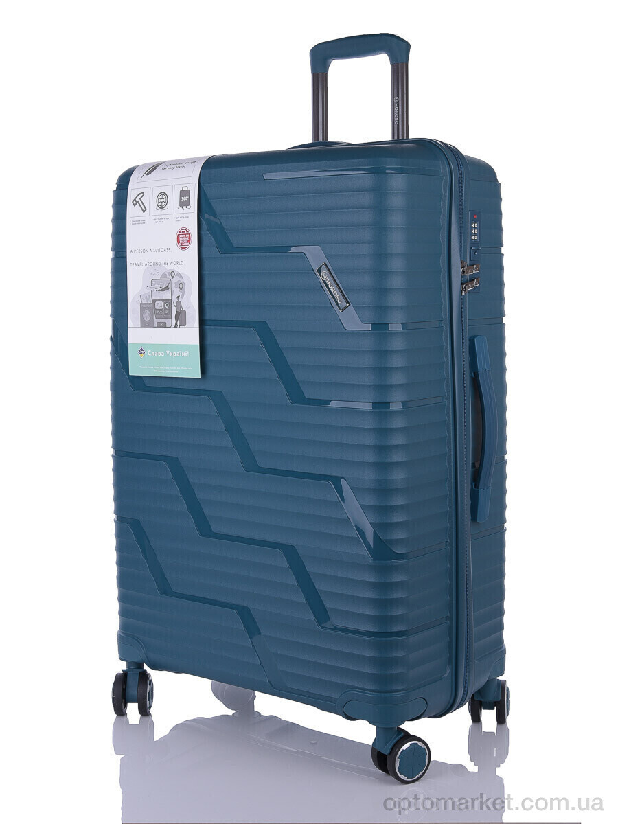 Купить Валіза унісекс XL106-2 oil green Horoso зелений, фото 3