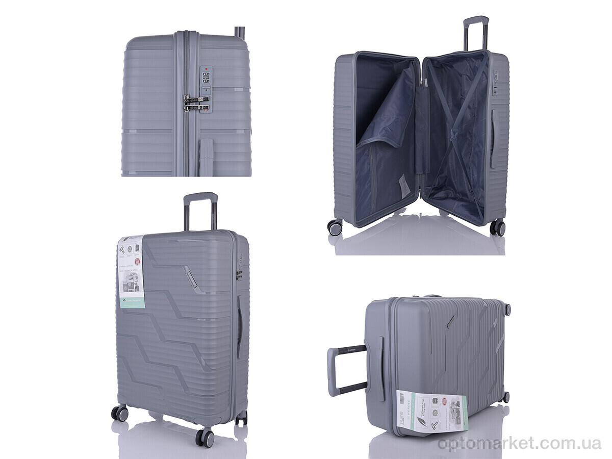 Купить Валіза унісекс XL106-3 grey Horoso сірий, фото 2