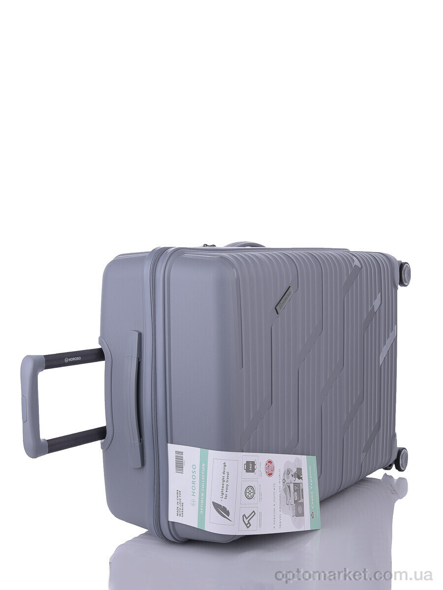 Купить Валіза унісекс XL106-3 grey Horoso сірий, фото 4