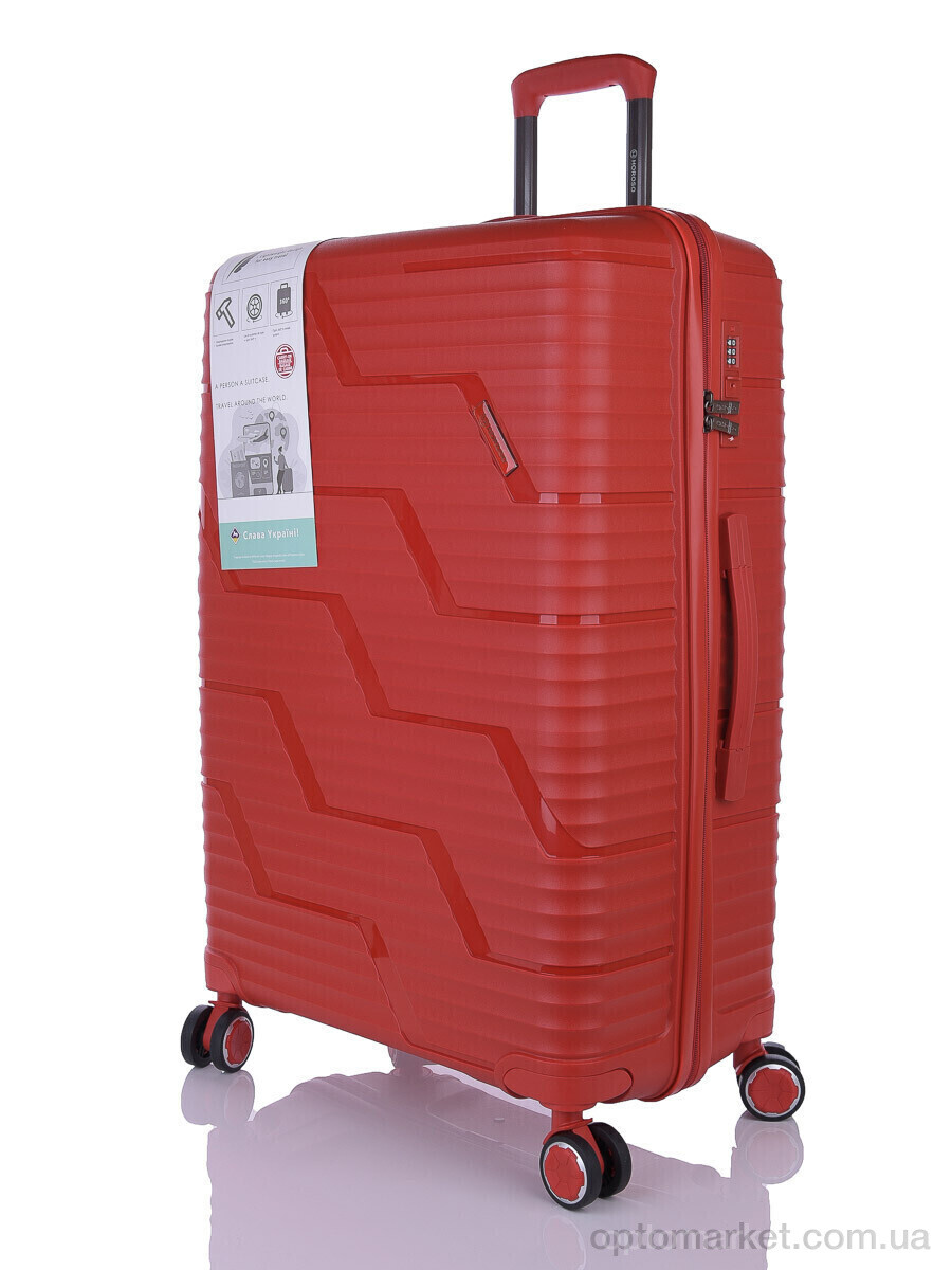 Купить Валіза унісекс XL106-4 red Horoso червоний, фото 3