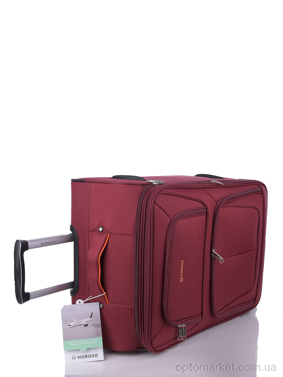 Купить Валіза жіночі XL107-4 bordo Horoso бордовий, фото 2