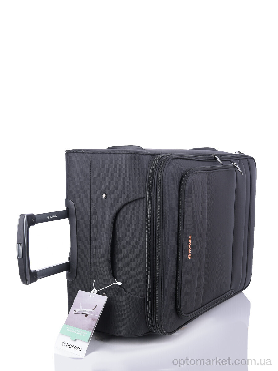 Купить Валіза унісекс XL108-1 black Horoso чорний, фото 2