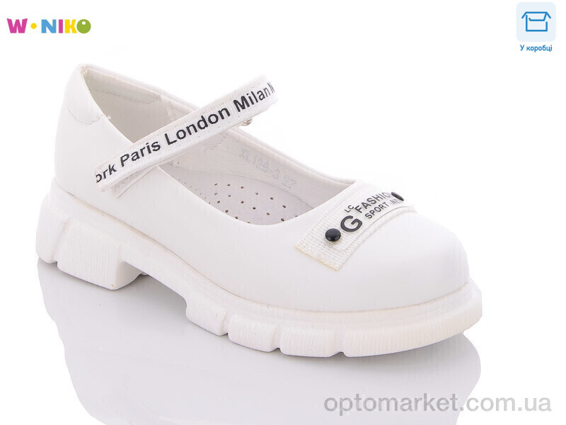 Купить Туфлі дитячі XL126-3 W.Niko білий, фото 1