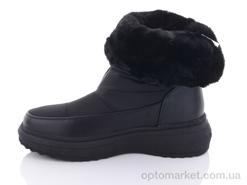 Купить Дутики жіночі XL3113-1 Purlina чорний, фото 2