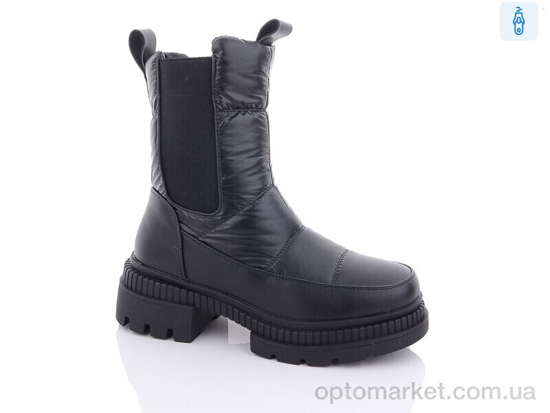 Купить Дутики жіночі XL3119-1 Purlina чорний, фото 1