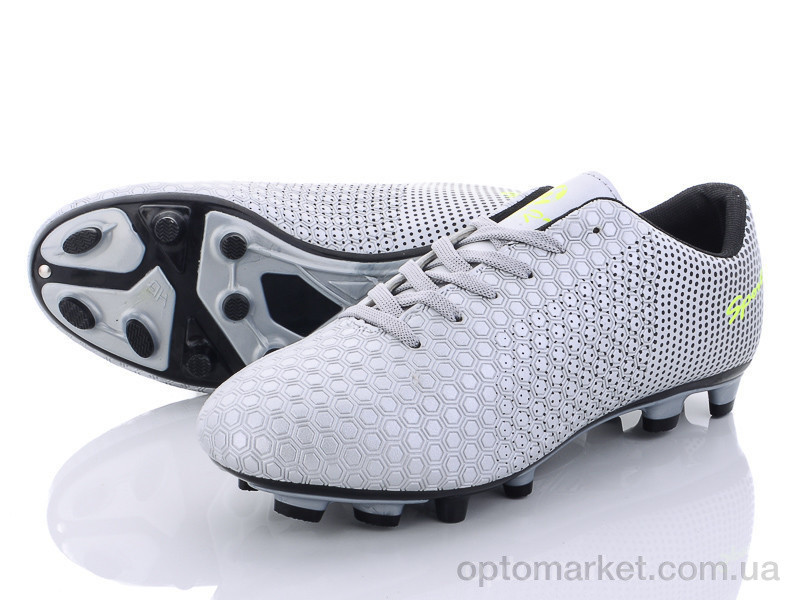 Купить Футбольне взуття чоловічі XLS2982P Caroc срібний, фото 1