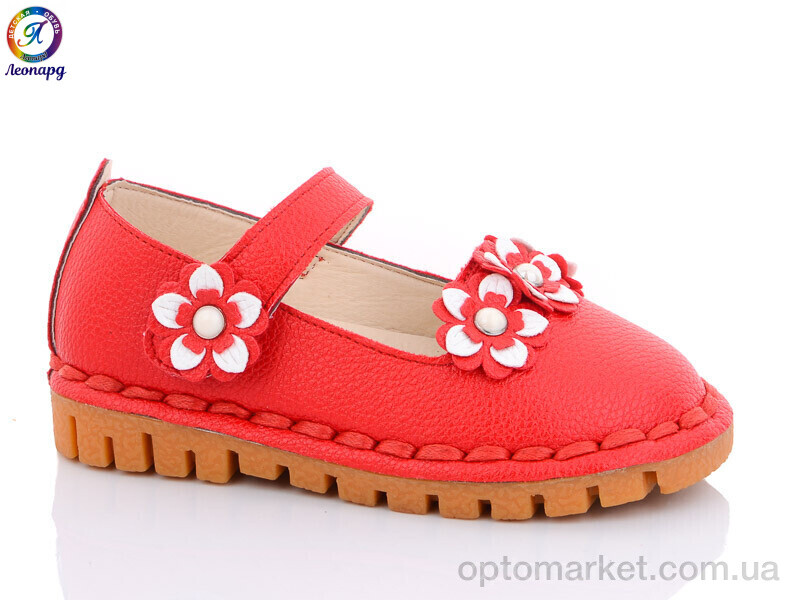 Купить Туфлі дитячі XM1 red Леопард червоний, фото 1