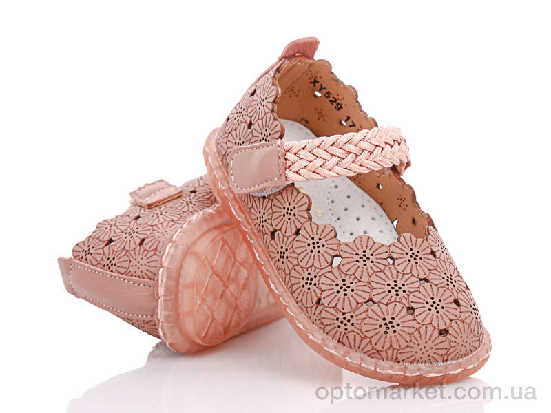 Купить Туфлі дитячі XY529 pink Совенок рожевий, фото 1