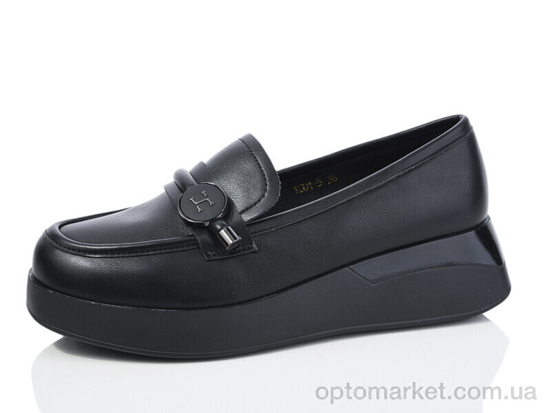 Купить Туфлі жіночі Y001-5 Yimeili чорний, фото 1