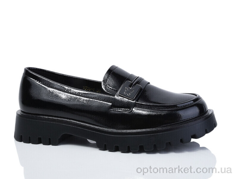 Купить Туфлі жіночі Y006-1 Yimeili чорний, фото 1