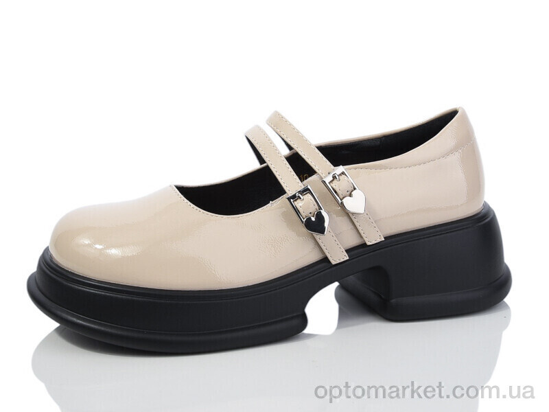 Купить Туфлі жіночі Y010-3 Yimeili бежевий, фото 1