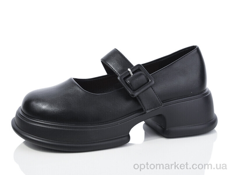 Купить Туфлі жіночі Y011-5 Yimeili чорний, фото 1