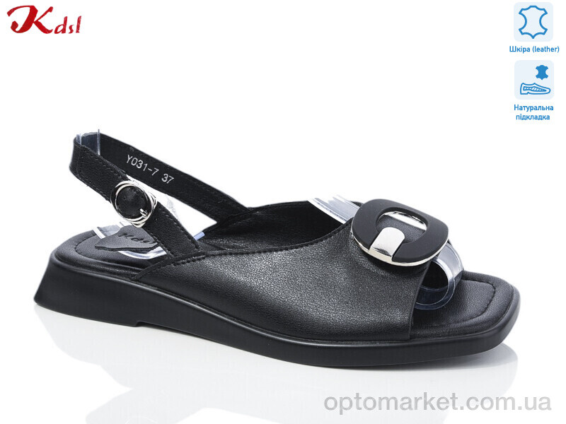 Купить Босоніжки жіночі Y031-7 Kdsl чорний, фото 1