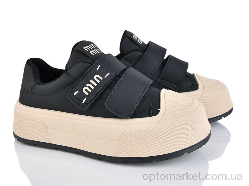 Купить Кросівки жіночі Y052 Loretta чорний, фото 1