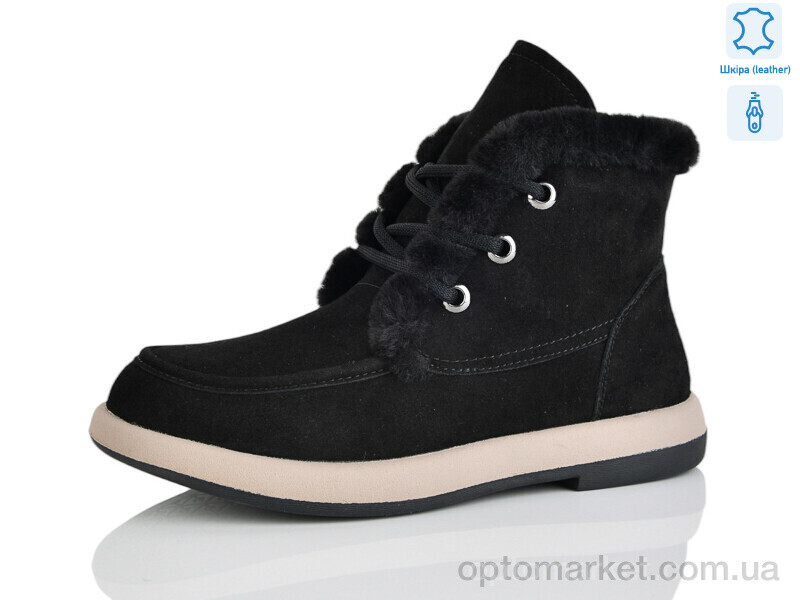 Купить Черевики жіночі Y057-1 Yimeili чорний, фото 1