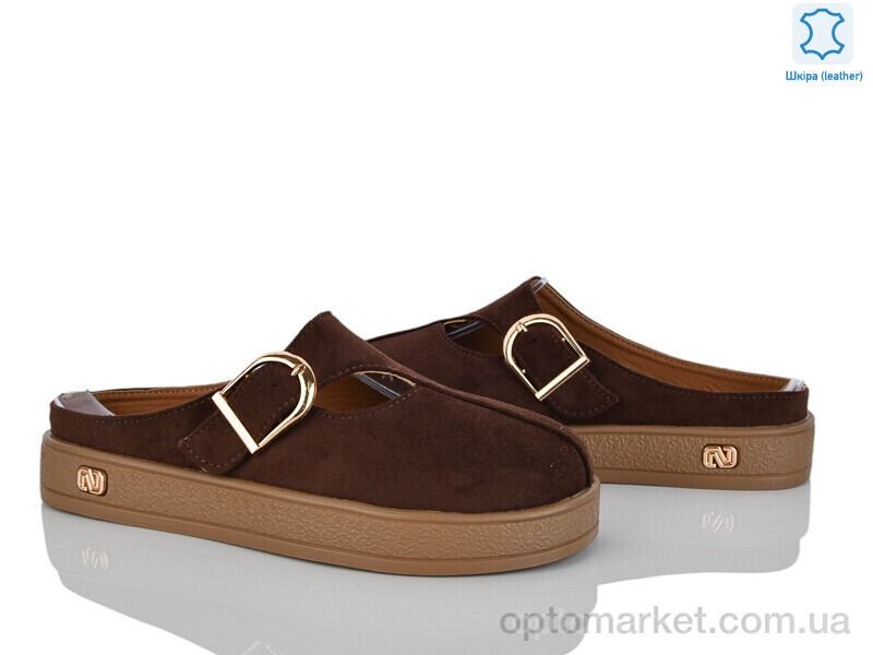 Купить Шльопанці жіночі Y071-2 Loretta коричневий, фото 1