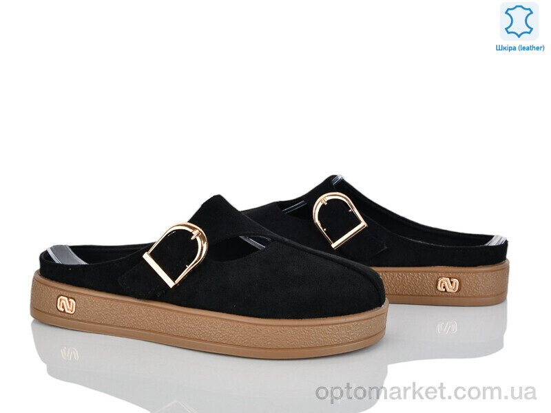 Купить Шльопанці жіночі Y071 Loretta чорний, фото 1
