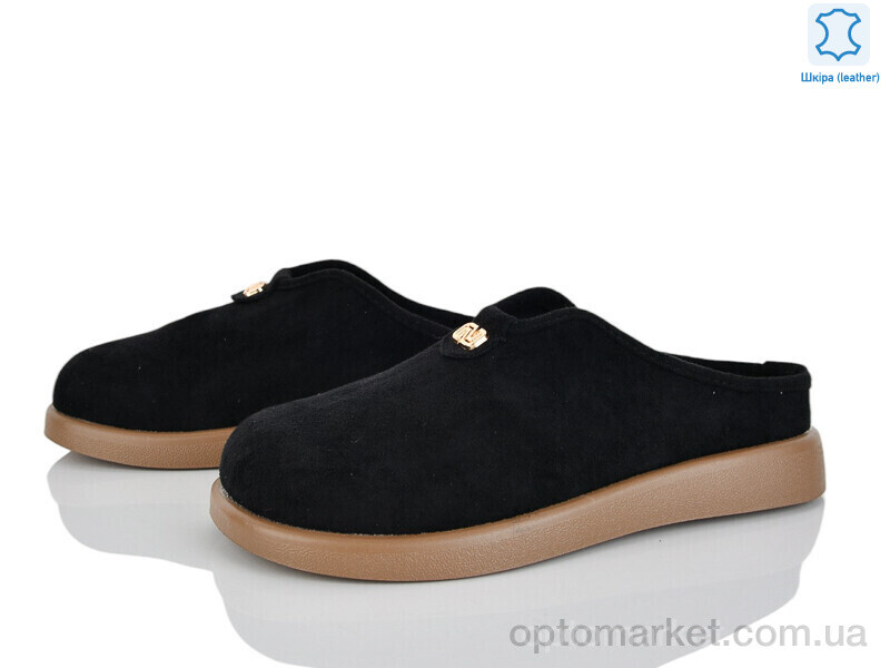 Купить Шльопанці жіночі Y072 Loretta чорний, фото 1