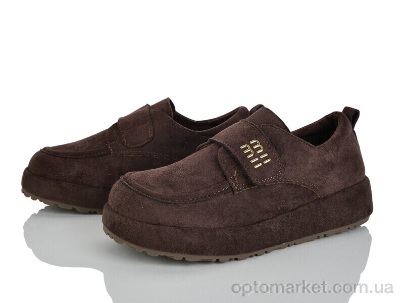 Купить Туфлі жіночі Y076-1 Loretta коричневий, фото 1