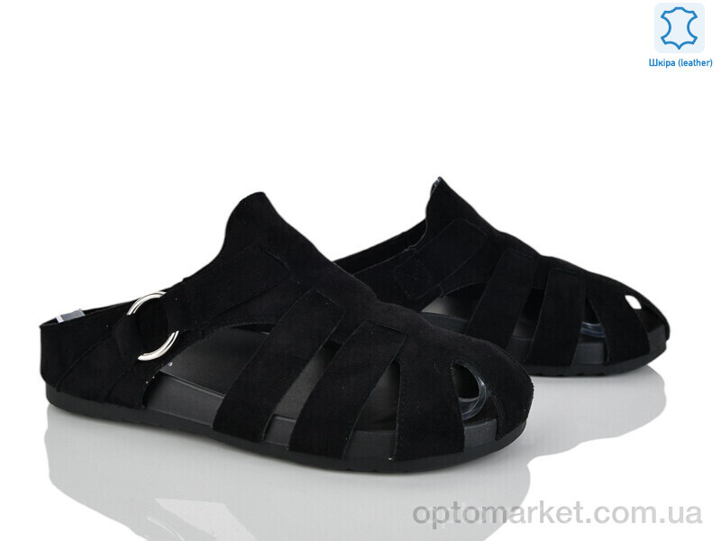 Купить Шльопанці жіночі Y077 Loretta чорний, фото 1