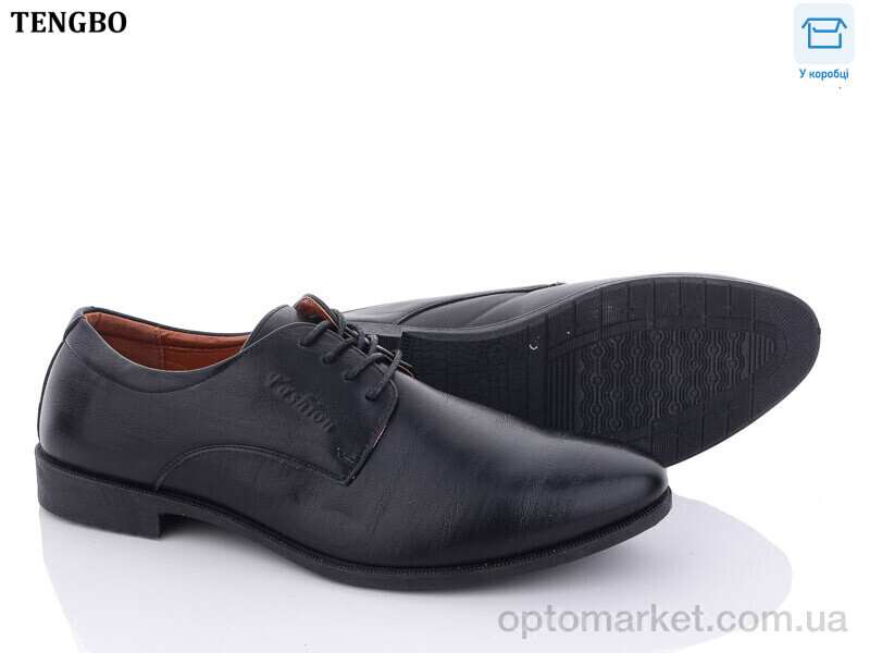 Купить Туфлі чоловічі Y080 Tengbo чорний, фото 1