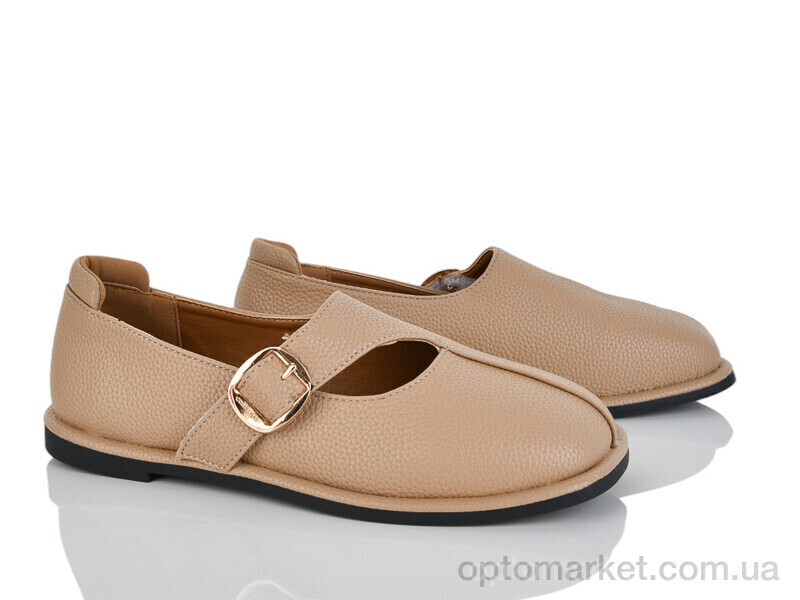 Купить Балетки жіночі Y083-1 Loretta бежевий, фото 1