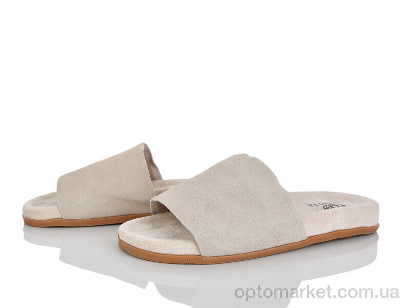 Купить Шльопанці жіночі Y088-1 Loretta бежевий, фото 1
