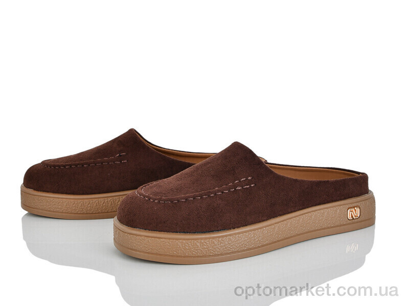 Купить Шльопанці жіночі Y091-2 Loretta коричневий, фото 1