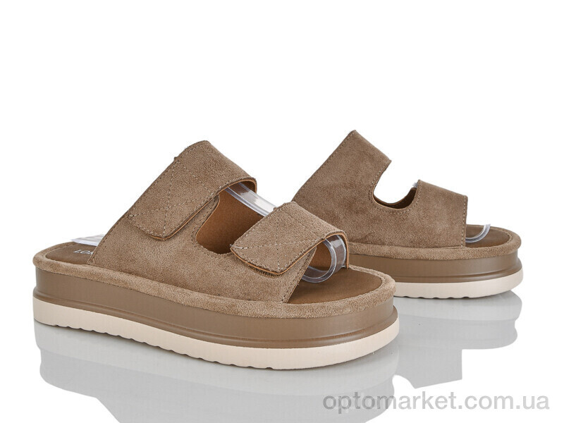 Купить Шльопанці жіночі Y096-2 Loretta бежевий, фото 1